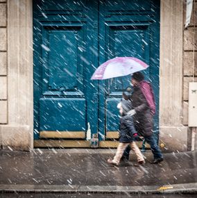 Photography, Hiver rue Cler - Size S, Bertrand Nicolas