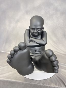 Skulpturen, Babyfoot 35 Antracite Mat, Idan Zareski
