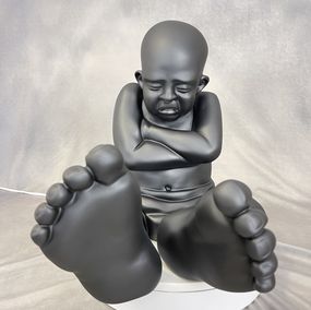 Sculpture, Babyfoot 35 Antracite Mat, Idan Zareski