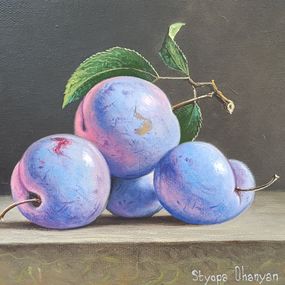 Painting, Still Life with Plums, Stepan Ohanyan