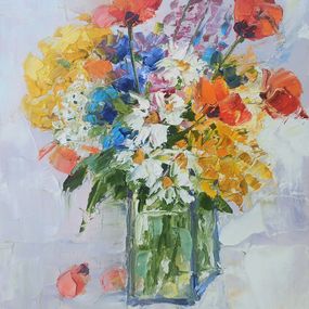 Painting, Wildflower Bouquet, Hrach Baghdasaryan