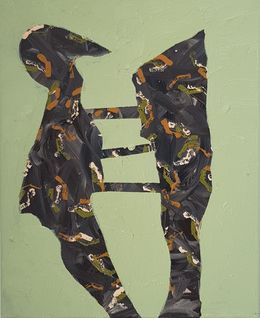 Painting, Tethered Equilibrium, J. Kesín