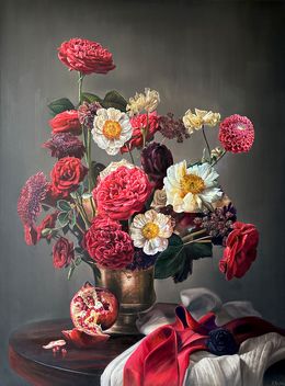 Painting, The Rose of the World, Katharina Husslein