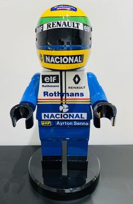 Sculpture, Ayrton Senna Renault Brick, Ian Philip