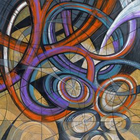 Painting, Spin Cycles, Hilber Nelson