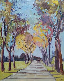 Peinture, Direction Amponville !, Linda Clerget