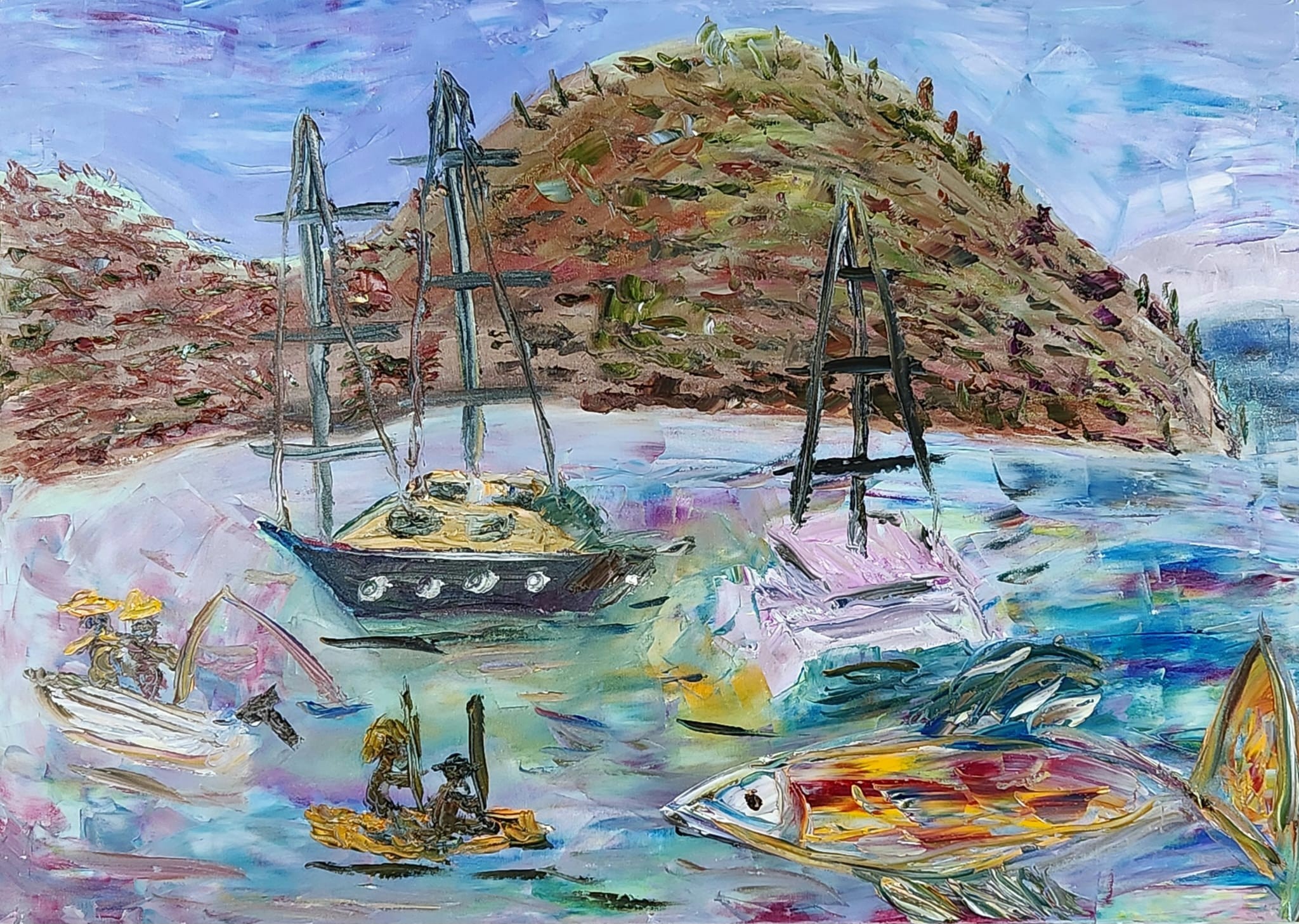 Dondi Schwartz, Greek Island Dondi Schwartz, Greek Island