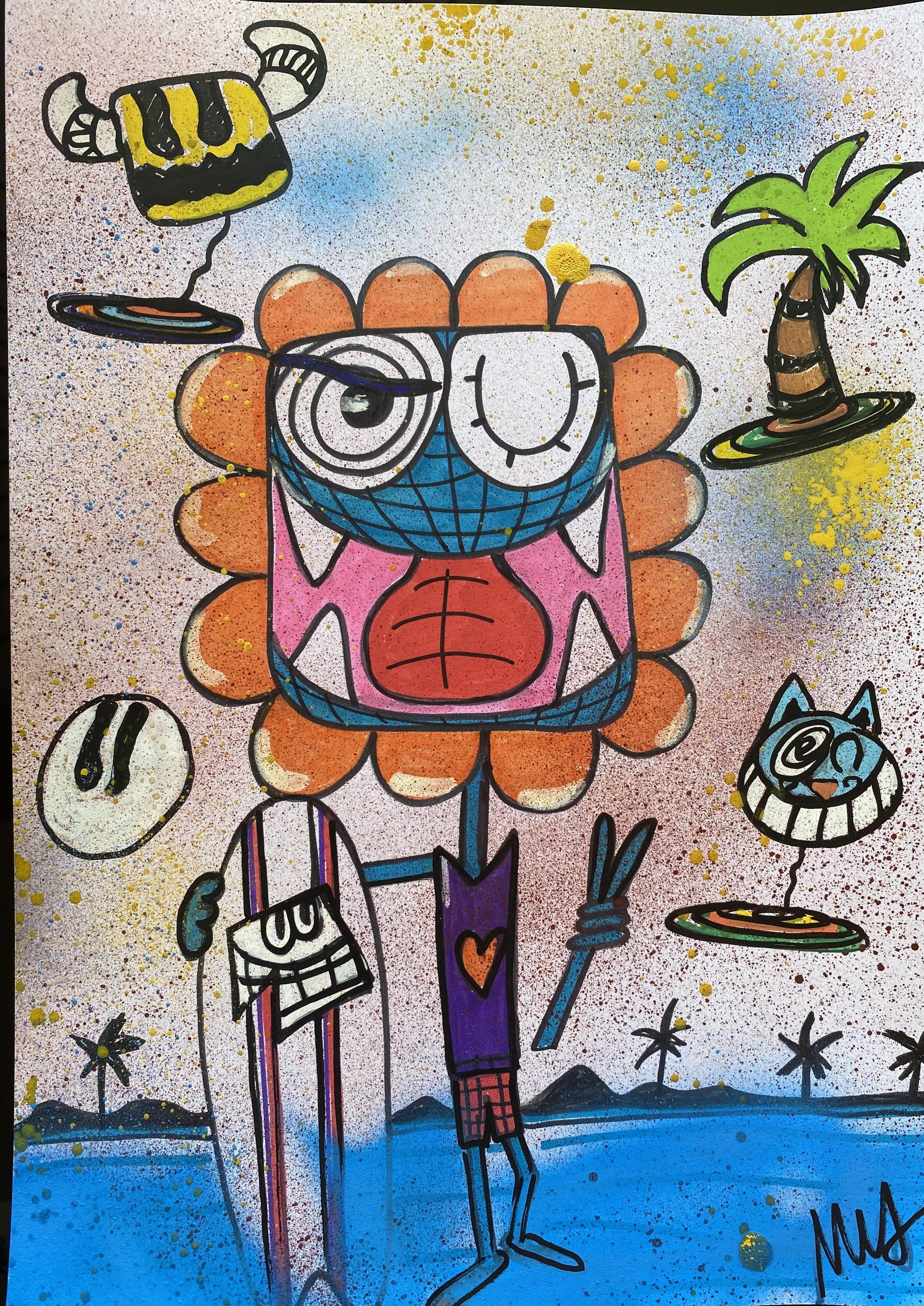 Seb Paul Michel, Vive les fleurs et le surf Seb Paul Michel, Vive les fleurs et le surf