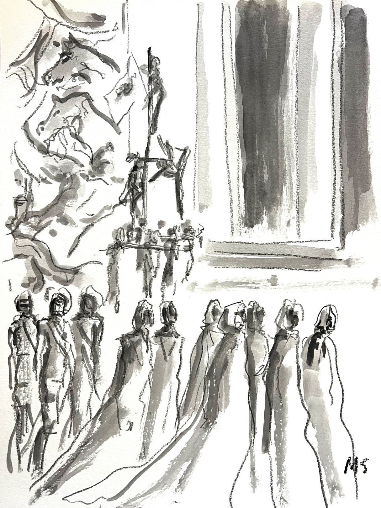 Manuel Santelices, Rick Owens Hollywood show Manuel Santelices, Rick Owens Hollywood show
