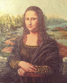 Pintura, Mona Lisa my way, Ana Maria Kis