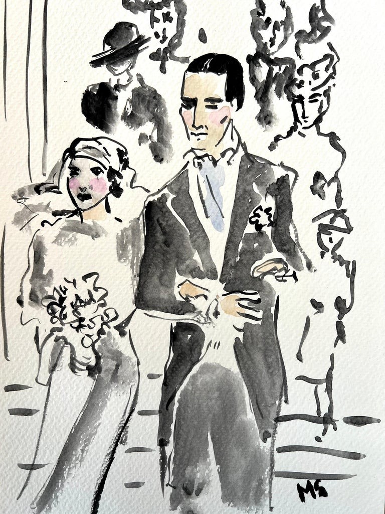 Manuel Santelices, The wedding of Teresa Martini and John Oliver in Rome in 1929 Manuel Santelices, The wedding of Teresa Martini and John Oliver in Rome in 1929