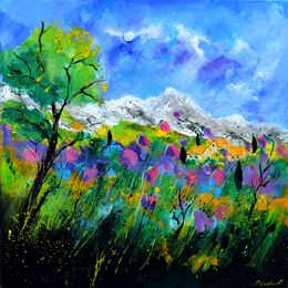 Painting, Colourful Provence, Pol Ledent