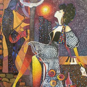 Gemälde, Jazz in the Moonlight, Ruzanna Melqumyan