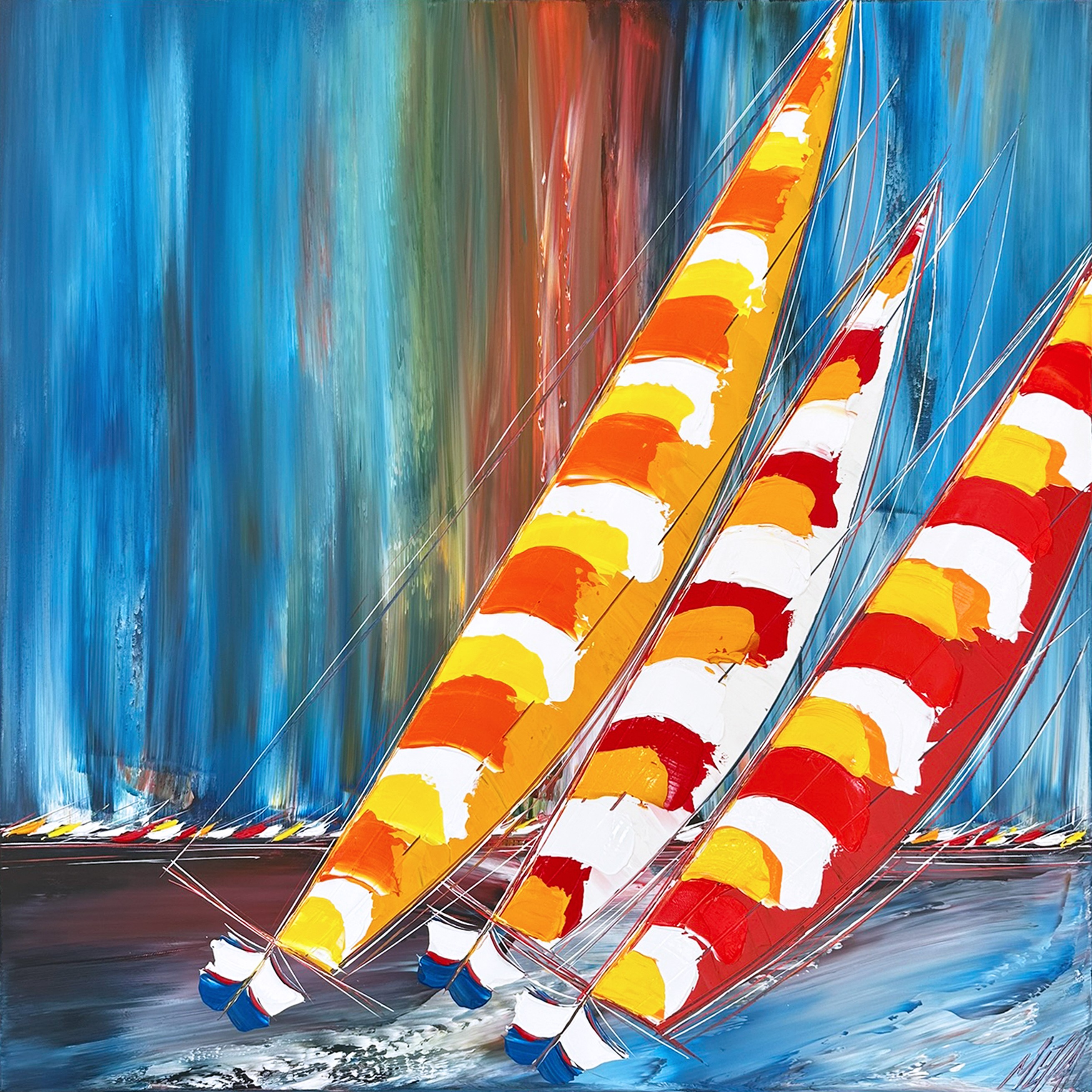 Olivier Messas, Poussés par le vent et les voiles... Olivier Messas, Poussés par le vent et les voiles...