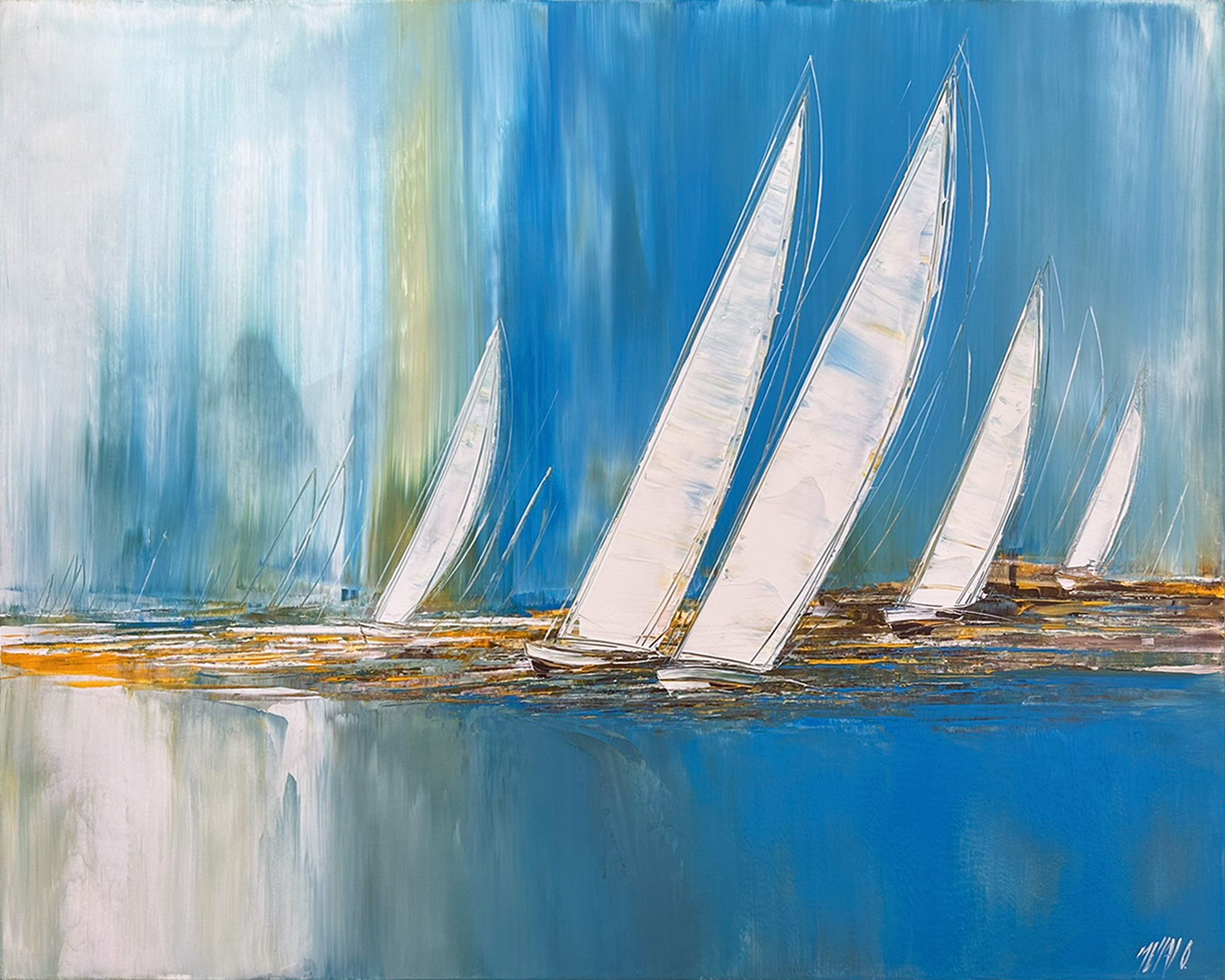 Olivier Messas, Régate d'été... II (esprit voile 2016) Olivier Messas, Régate d'été... II (esprit voile 2016)