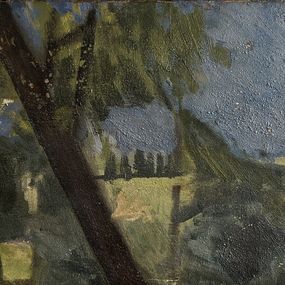 Gemälde, Paysage, Albert Chavaz