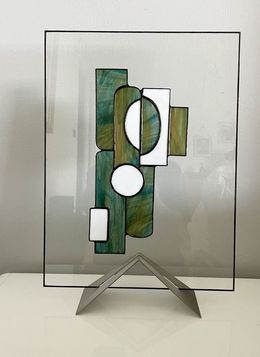 Skulpturen, Petit Tableau Gost vert, Dominique Combe