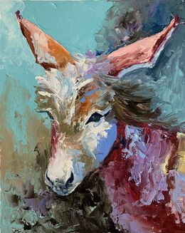 Painting, Little donkey, Schagen Vita
