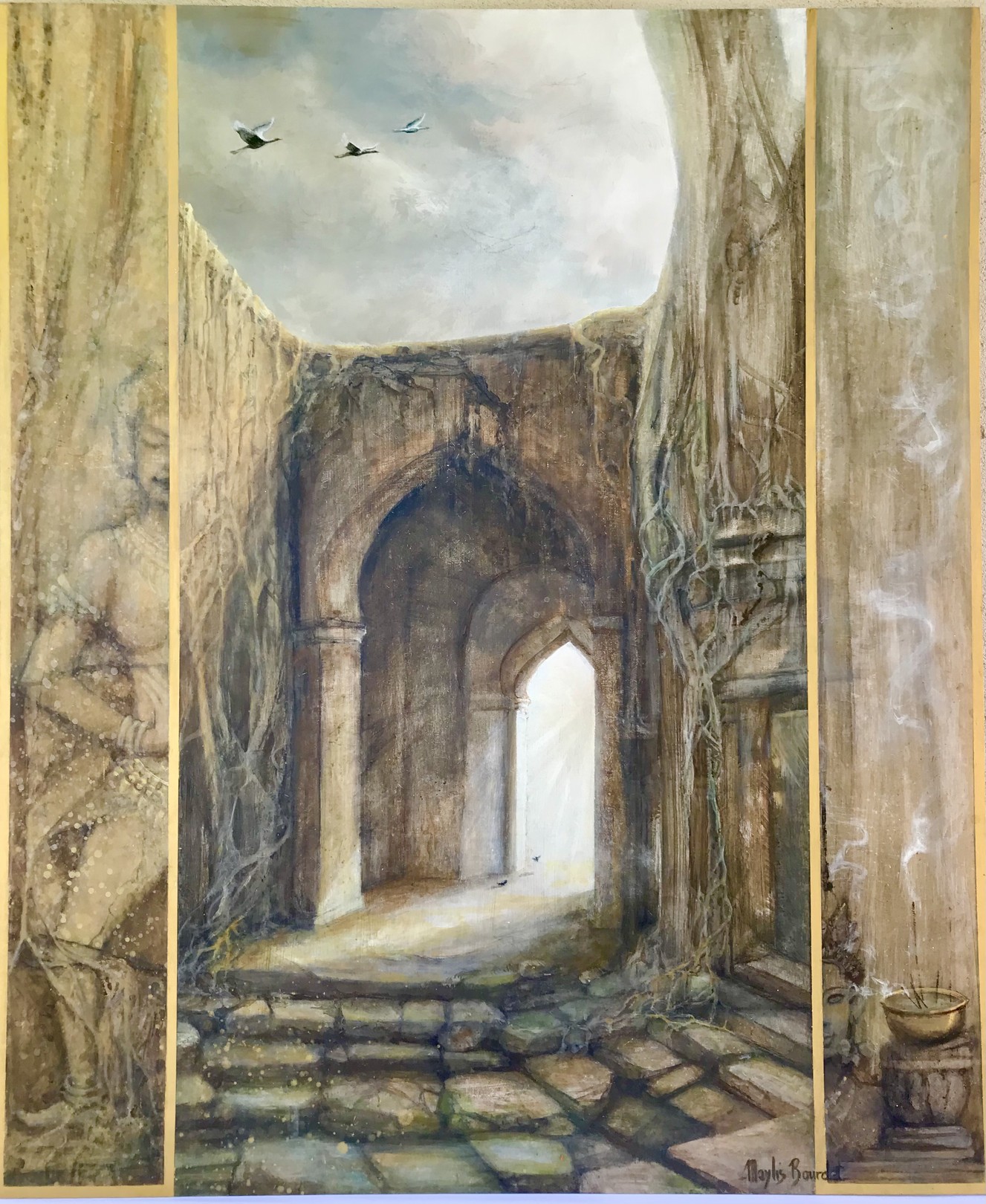 Maylis Bourdet, Paysage Antique Maylis Bourdet, Paysage Antique