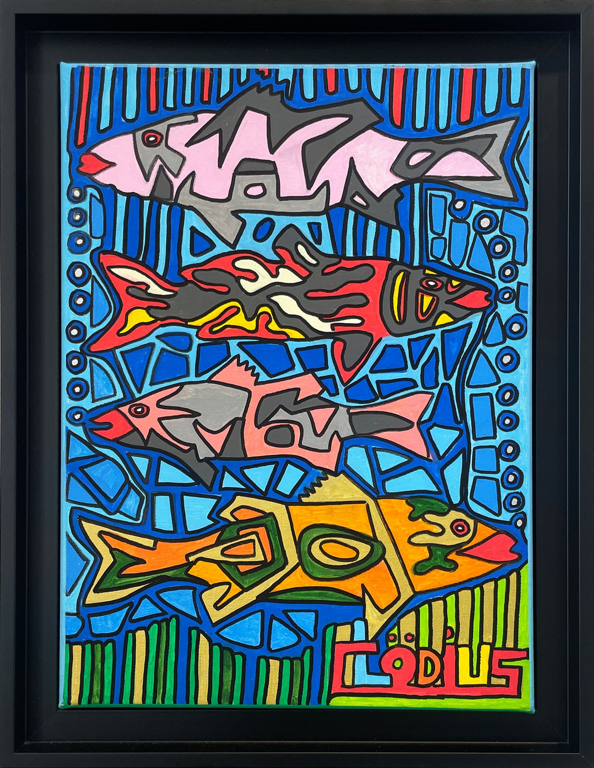 Clôdius Combas, Petits poissons loup tous maquilles Clôdius Combas, Petits poissons loup tous maquilles