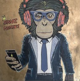 Gemälde, Smart Monkey, Peggy Cannonge