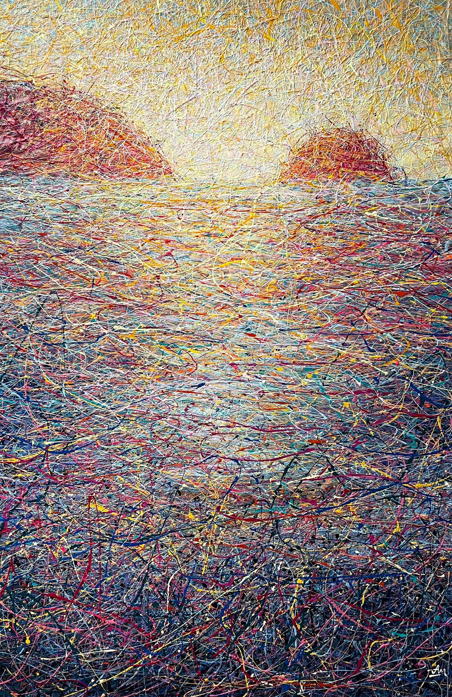 Nadin Antoniuk, My tomorrow depends on me (light peach sunrise sea) Nadin Antoniuk, My tomorrow depends on me (light peach sunrise sea)