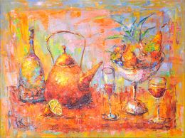 Gemälde, Fruit still life., Iryna Kastsova