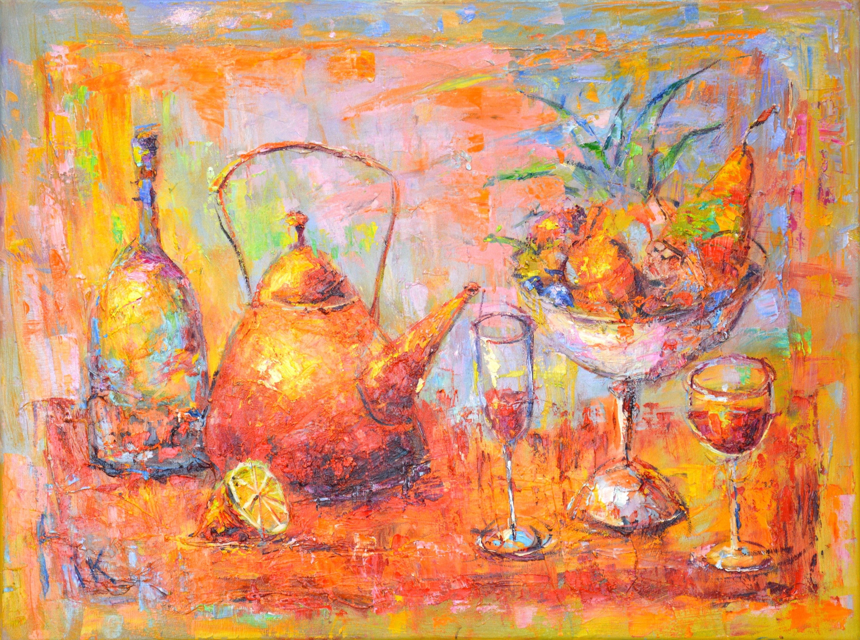 Iryna Kastsova, Fruit still life. Iryna Kastsova, Fruit still life.