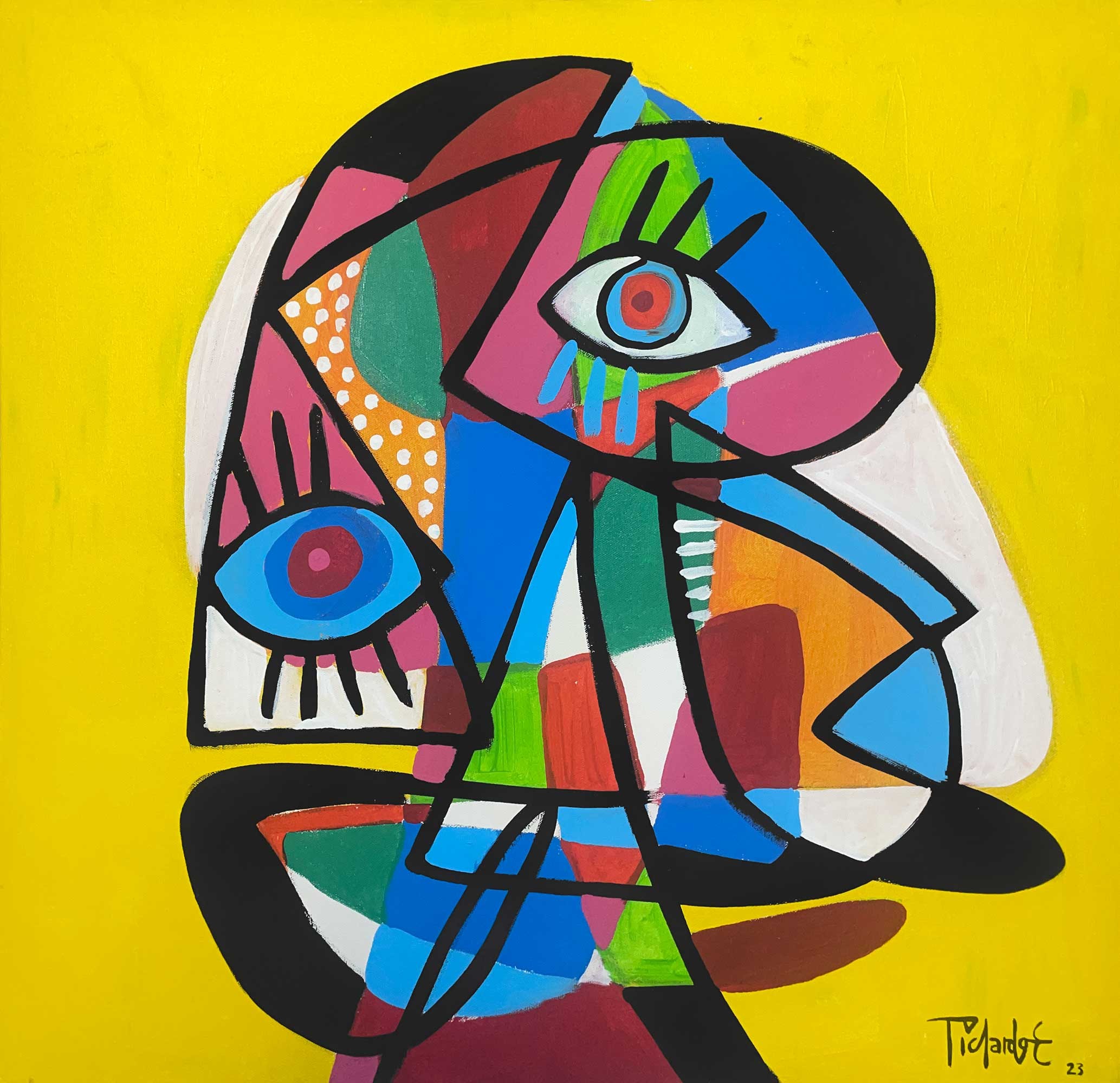 Enrique Pichardo, Retrato en yellow Enrique Pichardo, Retrato en yellow