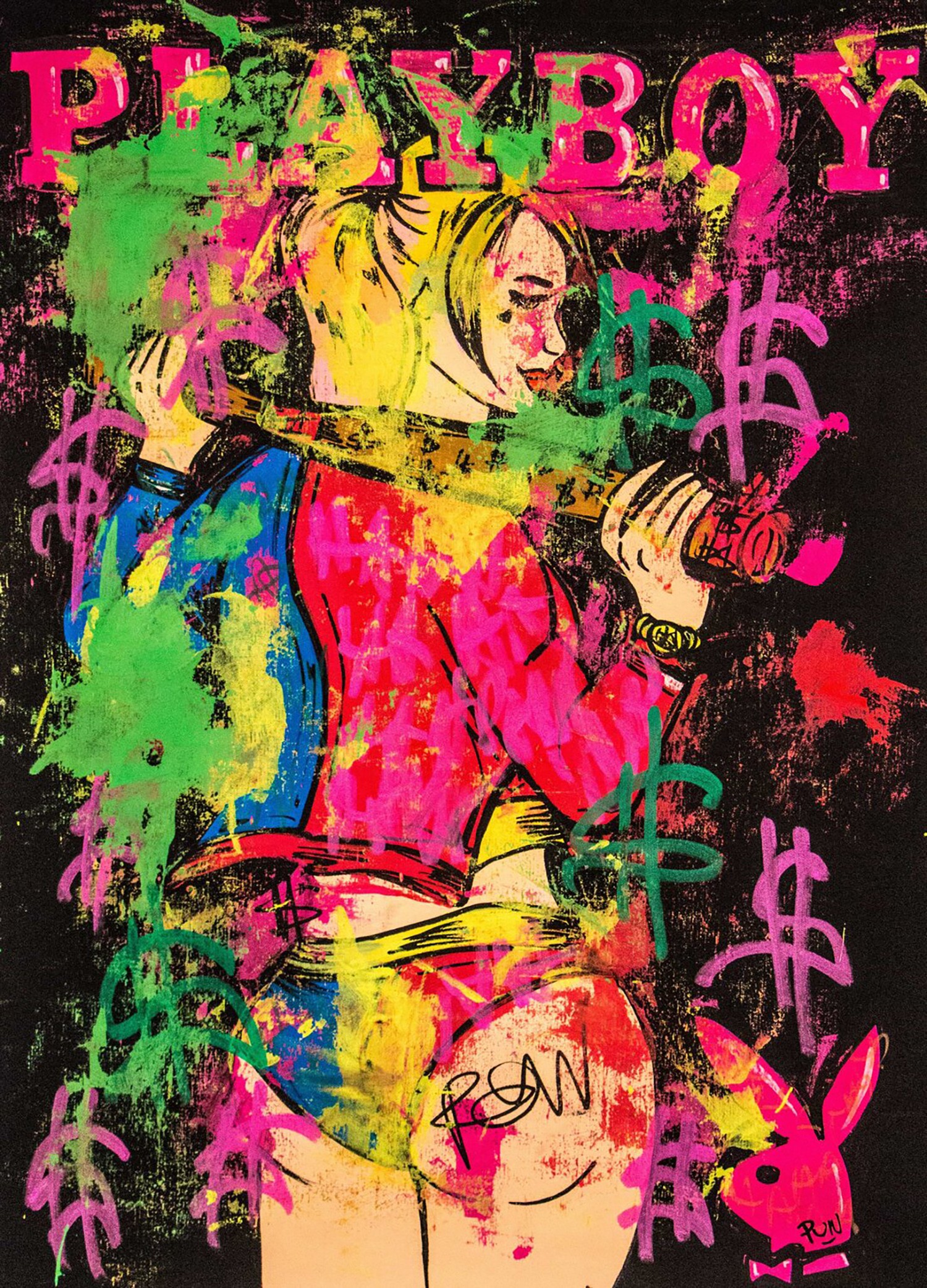 Carlos Pun Art, Harley Quinn ft. PlayBoy Magazine Carlos Pun Art, Harley Quinn ft. PlayBoy Magazine