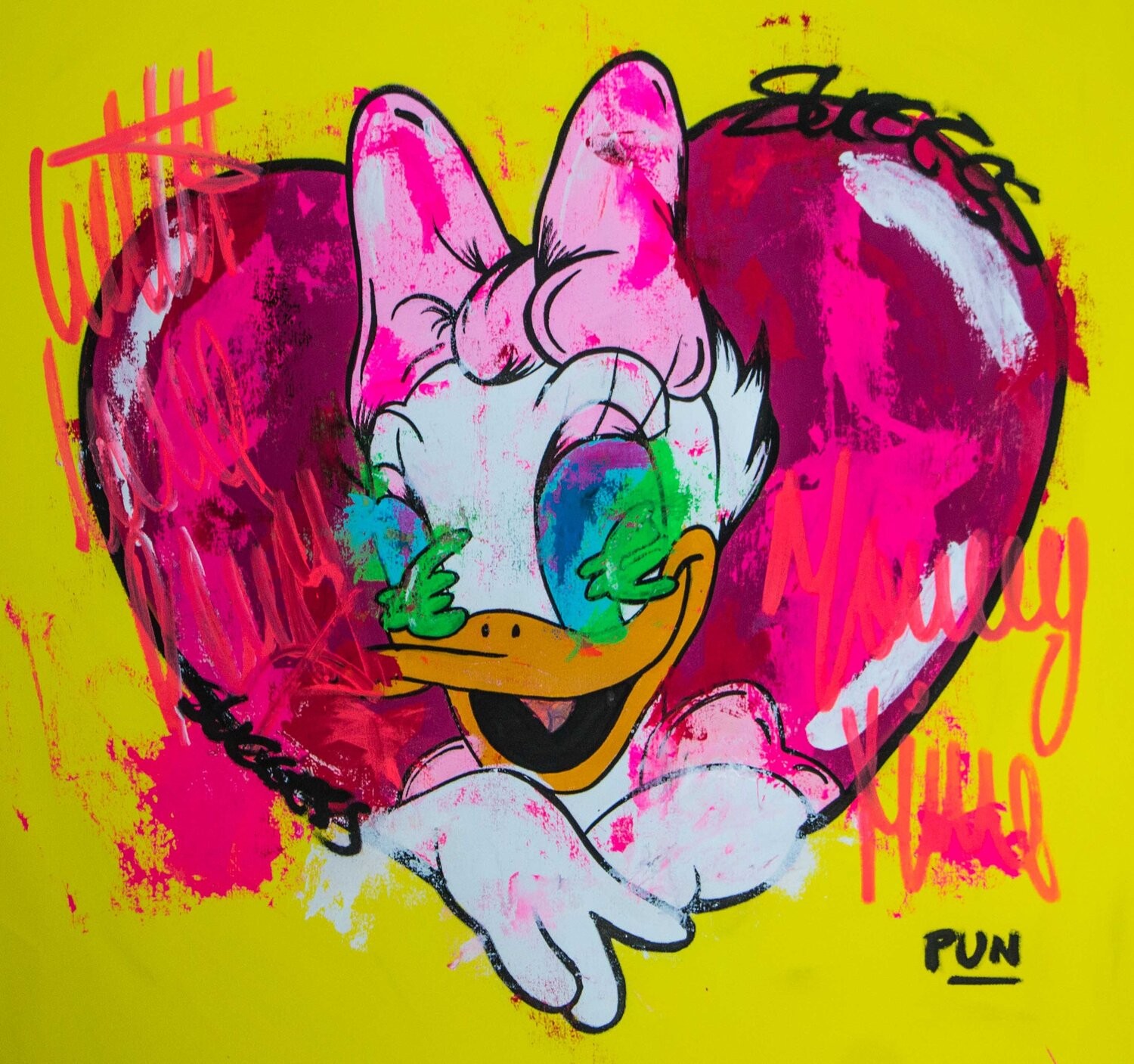 Carlos Pun Art, Daisy euros eyes Carlos Pun Art, Daisy euros eyes