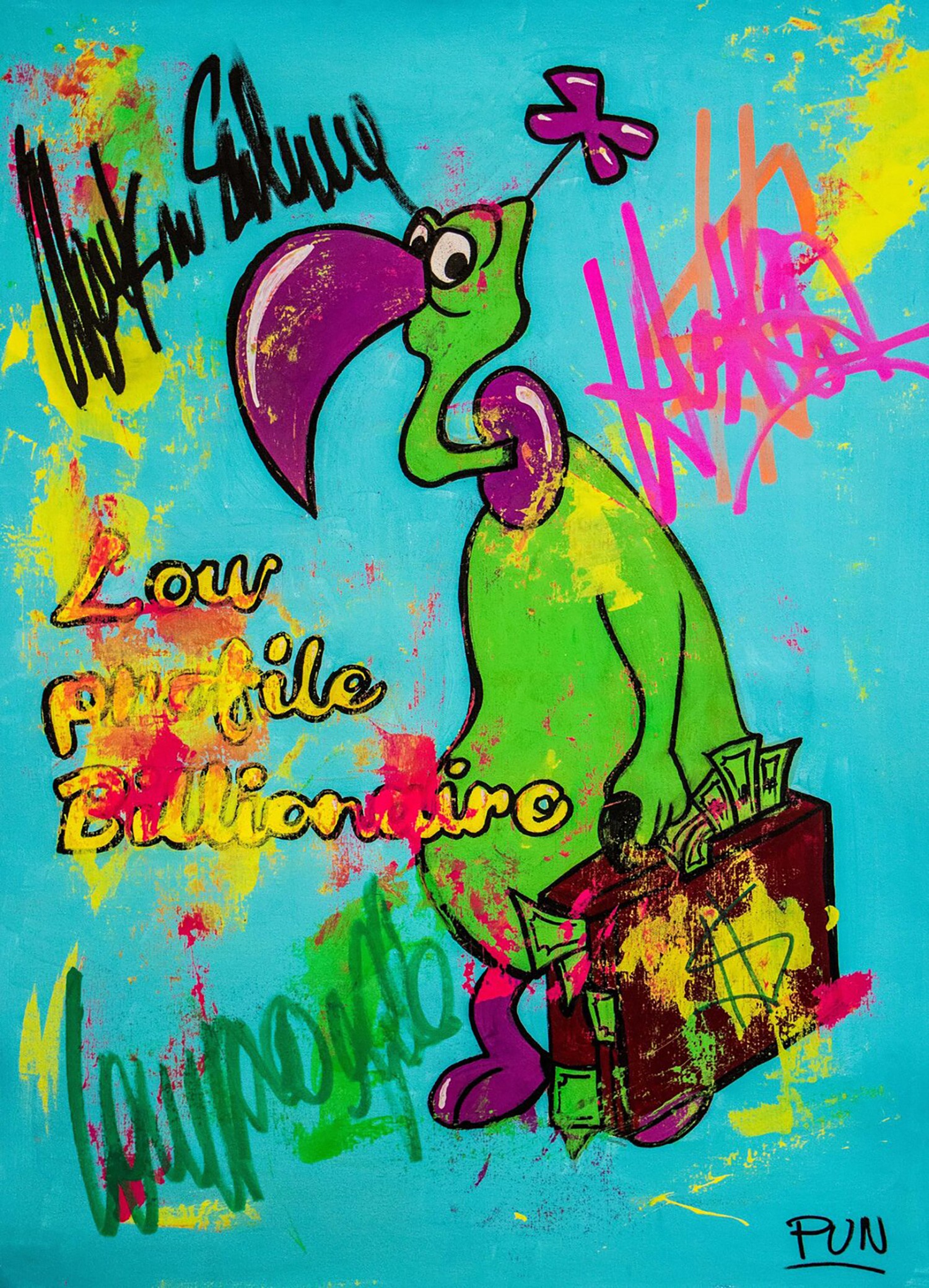 Carlos Pun Art, Low profile billionaire ft. instant martians Carlos Pun Art, Low profile billionaire ft. instant martians
