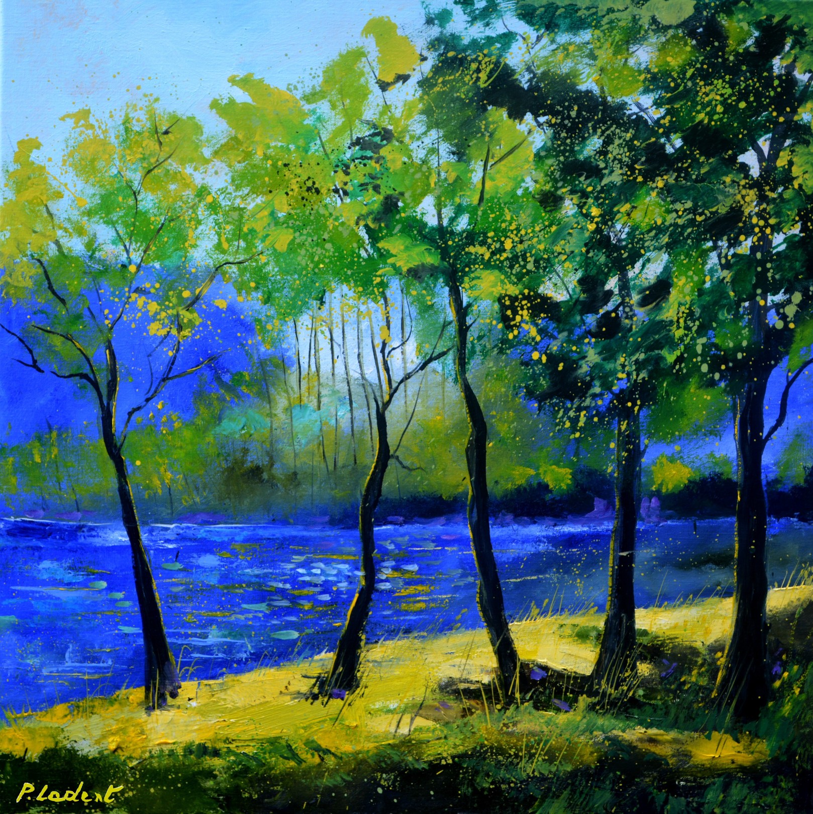 Pol Ledent, Blue river Pol Ledent, Blue river