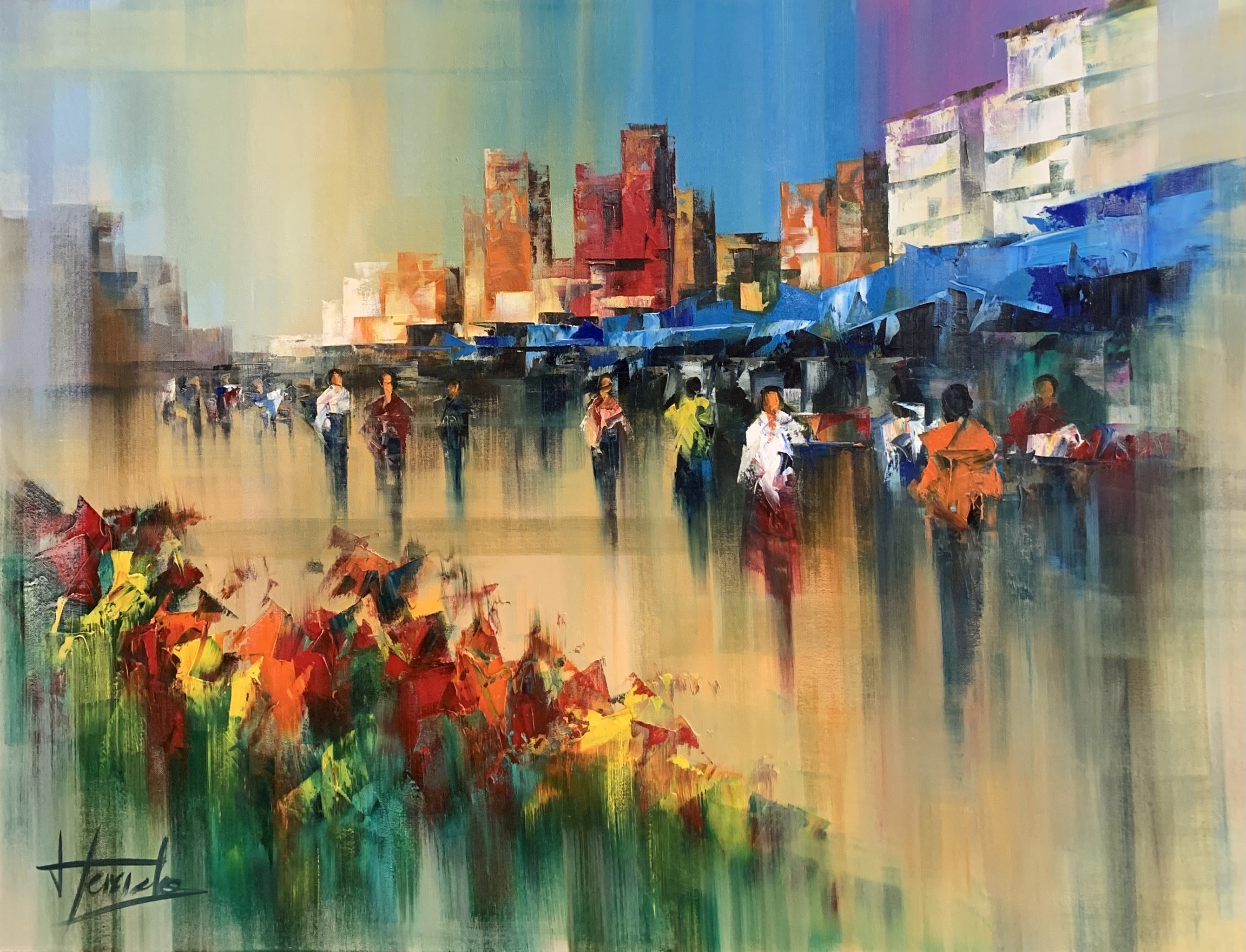 Josep Teixido, Le marché de Lloret de Mar Josep Teixido, Le marché de Lloret de Mar