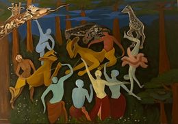 Painting, Bohemian Philosophy, Nino Nasidze