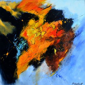 Painting, Abstract bull, Pol Ledent