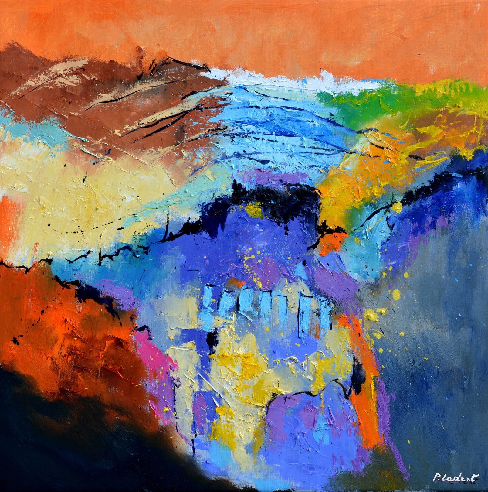 Pol Ledent, Looking through the window Pol Ledent, Looking through the window