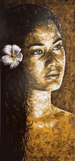 Painting, Charme polynesien, Olivier Louzé