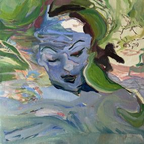 Gemälde, Bathing, Lidija Karsch
