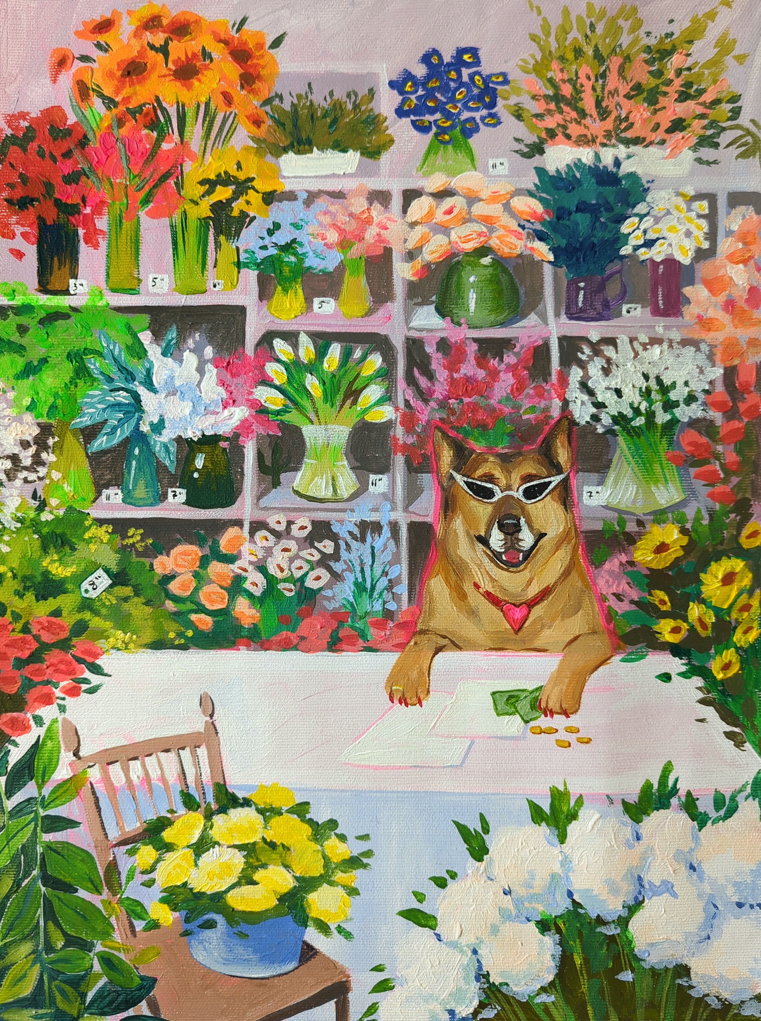 Olha Vlasova, Flower boutique, Vacation on the Happy Island serie Olha Vlasova, Flower boutique, Vacation on the Happy Island serie