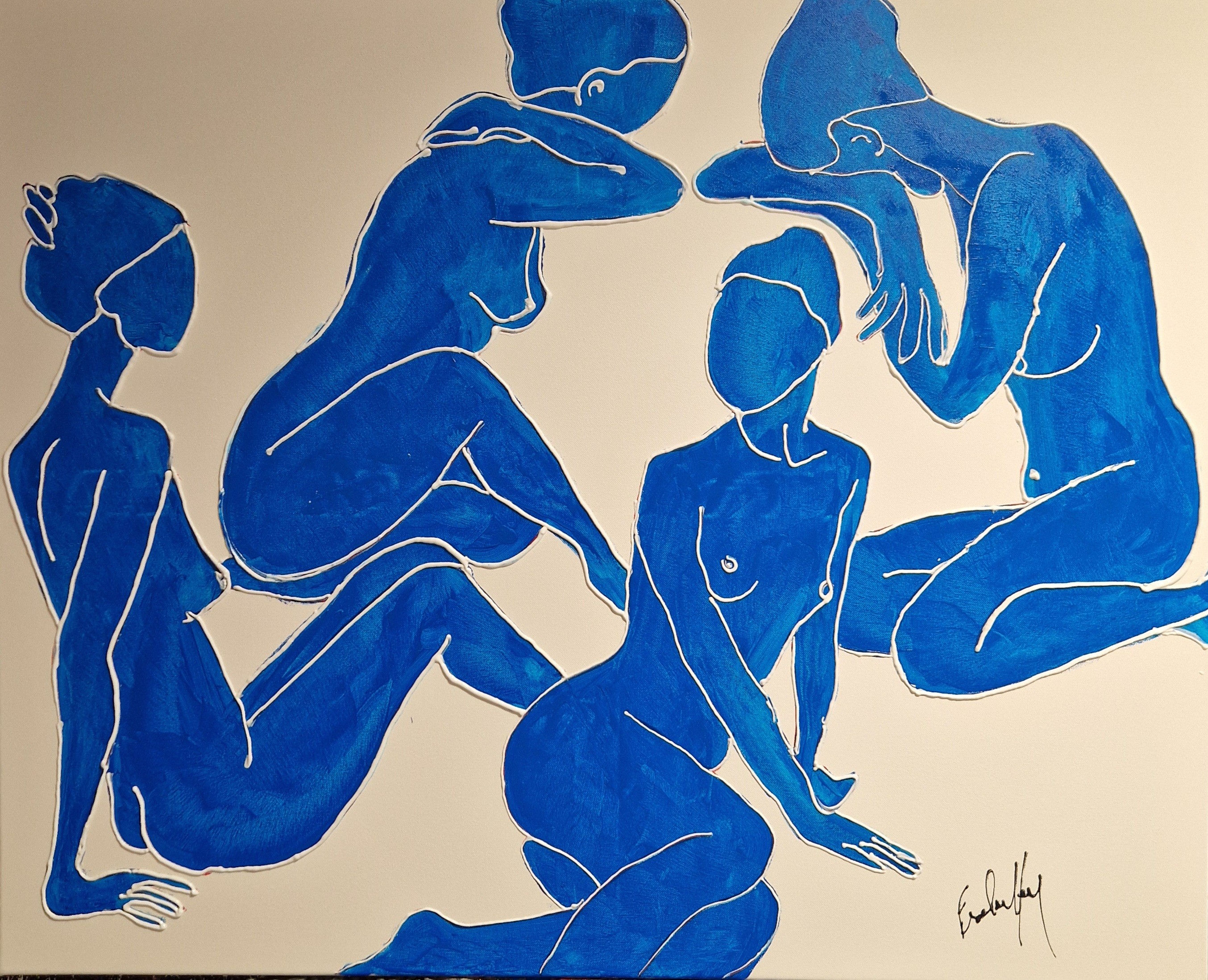 Henry Escobar, Les Silhouettes Bleues Henry Escobar, Les Silhouettes Bleues