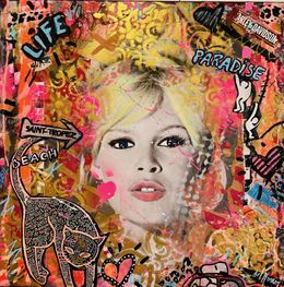 Painting, Brigitte Bardot Pop Art, Art'Mony