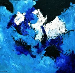 Painting, Rocky blues, Pol Ledent