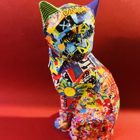 Sculpture, Cat Pop Art, Art'Mony
