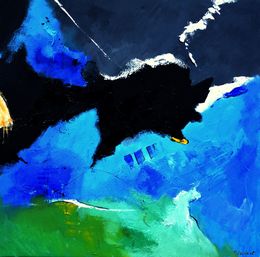 Gemälde, Blue symphony, Pol Ledent