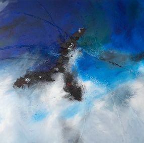 Gemälde, Des formes dans le ciel - Paysage abstrait, Laurent Roullier
