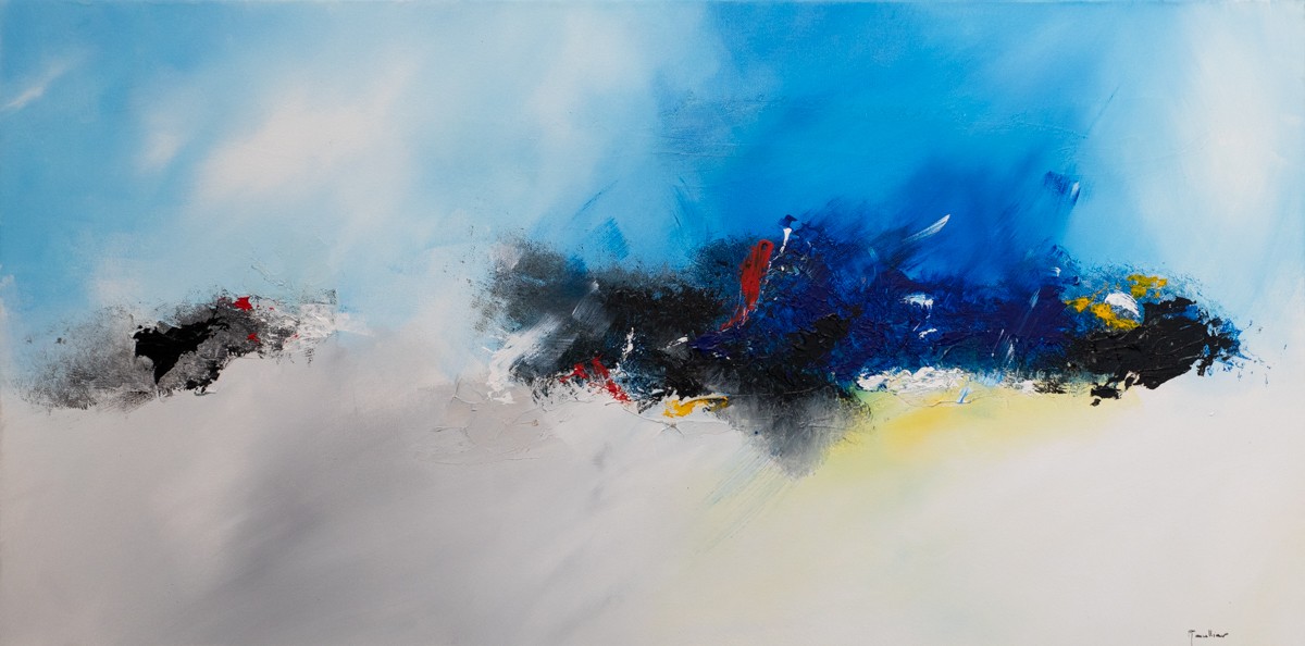 Laurent Roullier, Paysage dans les nuages - Abstraction Laurent Roullier, Paysage dans les nuages - Abstraction