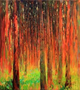 Painting, Magic of the Forest, Serhii Cherniakovskyi