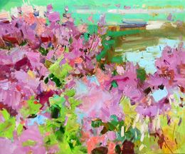 Painting, Azalea Flowers, Yehor Dulin