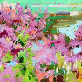 Gemälde, Azalea Flowers, Yehor Dulin